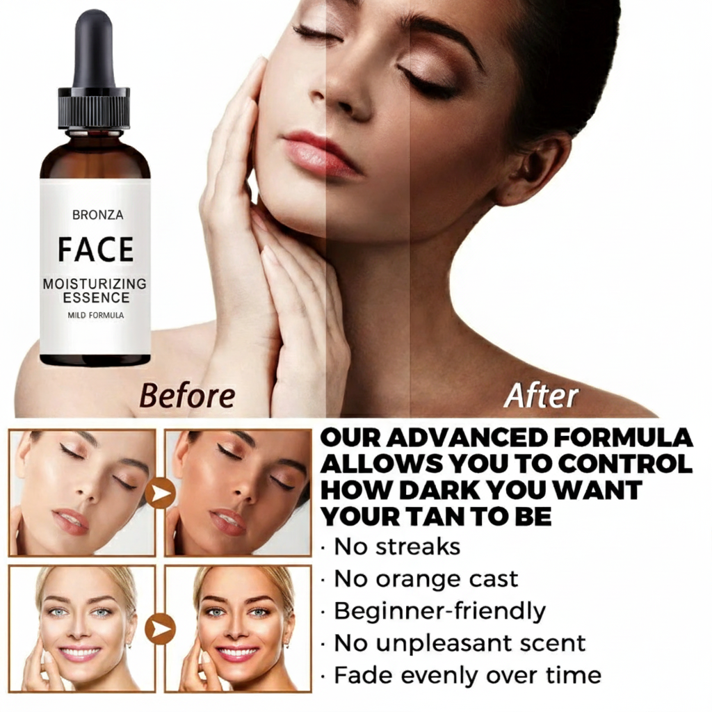 Bronze in a Bottle – Hydrating Self‑Tanning Drops with Hyaluronic Acid